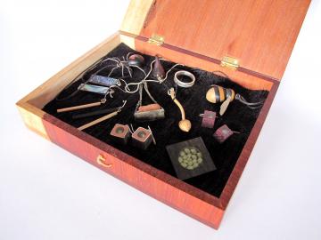 Padauk Wood Jewellery Box : $475