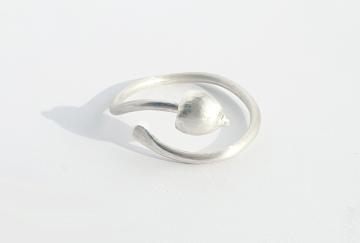 Liberty Cap Silver Ring Magic Mushroom - Adjustable : $45
