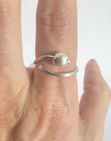 Liberty Cap Silver Ring Magic Mushroom - Adjustable : $43